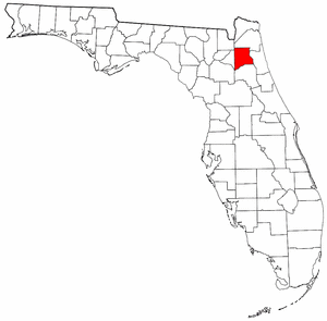 Clay County Florida location in the State of Florida