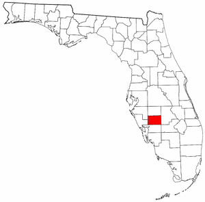 De Soto County Florida location in the State of Florida