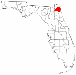 Duval County Florida location in the State of Florida