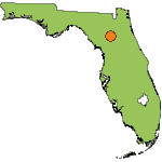 Gainesville, Florida, is located in Alachua  County and the Population was 104,554 as of July 2007