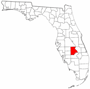 Highlands County Florida location in the State of Florida