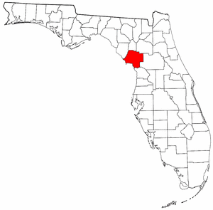 Levy County Florida location in the State of Florida