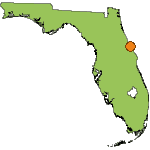 New Smyrna Beach, Florida, is located in Volusia  County and the Population was 23,325 as of July 2008
