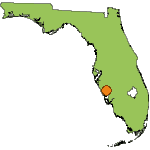 North Port, Florida, is located in Sarasota County and the Population was 55,759 as of April 2009