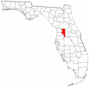 Sumter County Florida location in the State of Florida